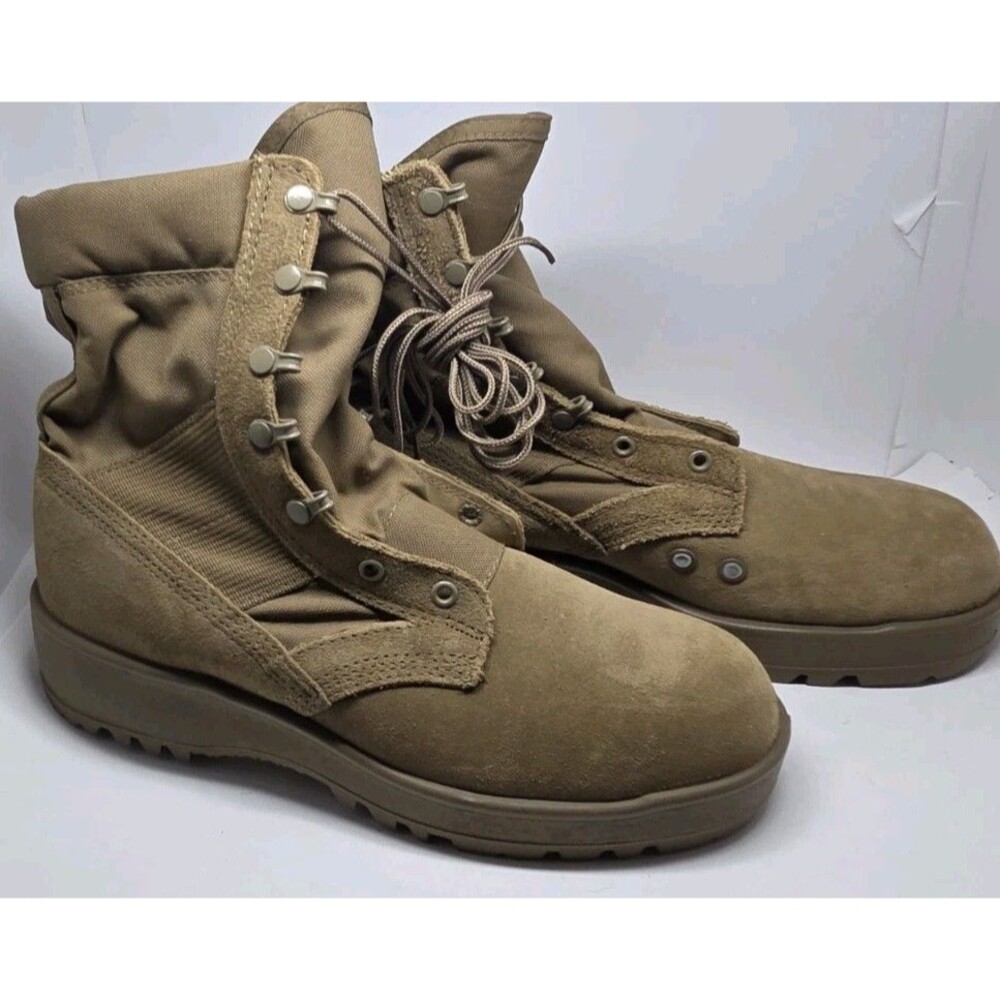 Rocky 798 Men’s 10 R Combat Boots Hot Weather Coyote Brown Suede Made In USA!